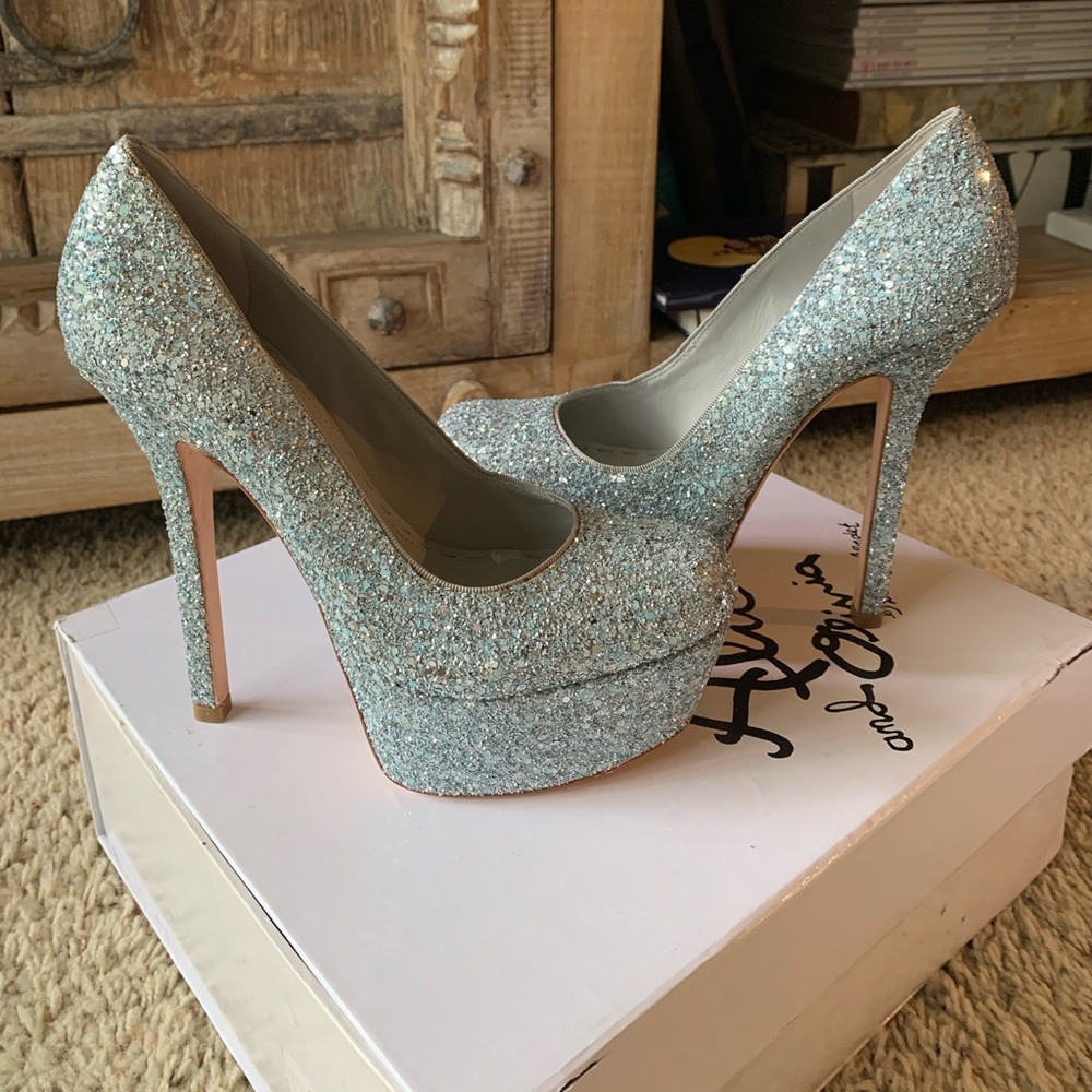 Alice + Olivia High Heel Glitter by Stacey Bendet